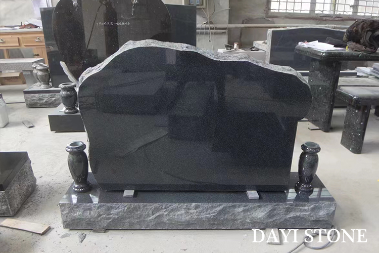 Headstones-Dark Granite Stone -USA headstone - Dayi Stone